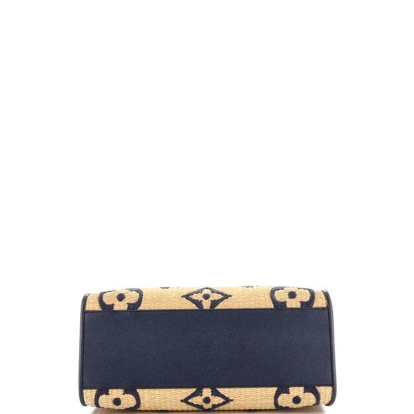 Louis Vuitton OnTheGo Tote Monogram Giant Raffia MM Blue, Neutral - Picture 4 of 8